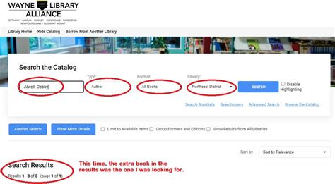 Library Catalog Search Tips - Wayne Library Alliance
