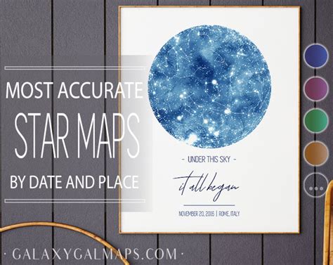 Star Map CUSTOM, Wedding Star Map Print, Unique Wedding Unusual Gifts, Star Map Astronomy Art ...