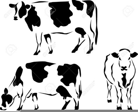 Dairy Cow Silhouette | Free Images at Clker.com - vector clip art online, royalty free & public ...