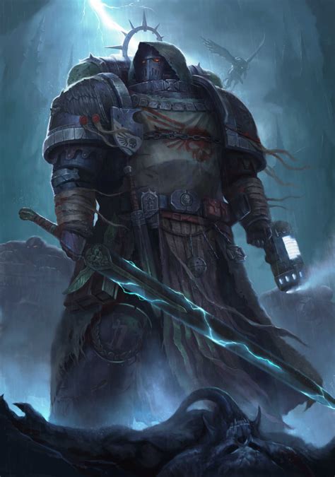 ArtStation - Umbral Wraiths Dark angels Chapter Master , L J Koh | Warhammer dark angels ...