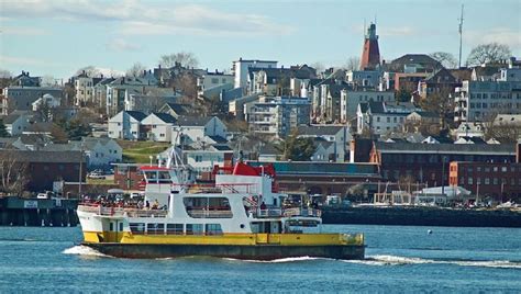 Casco Bay Cruise Lines in Portland Harbor. | Boston tour, Maine, Maine coast