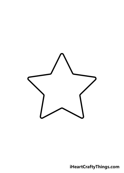 Star Drawing - How To Draw A Star Step By Step!