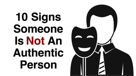 10 Signs Someone is Not An Authentic Person | Power of positivity ...