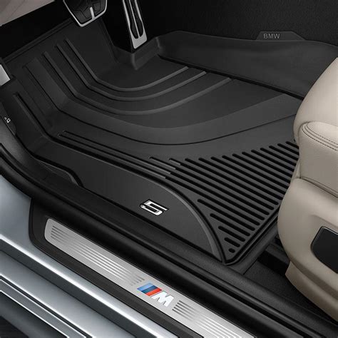 BMW 540i 5 series floor mats - rear. Perfectly fitted, dirt-repellent ...