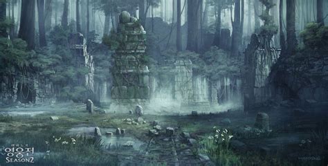 Forest Ruins - Characters & Art - Vindictus | Forest ruins, Forest ...