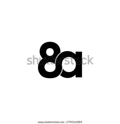 8a Letter Original Monogram Logo Design Stock Vector (Royalty Free ...