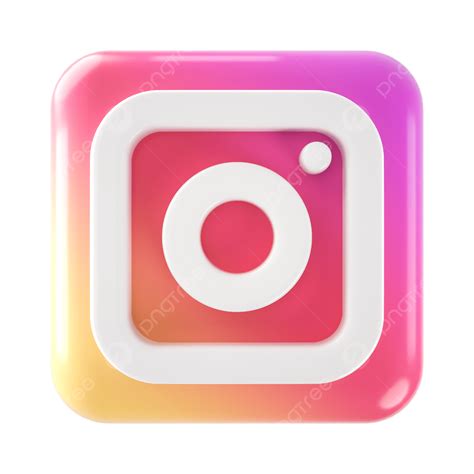 Instagram Icon 3d Stereo, Instagram, Social Media, Social Media PNG ...