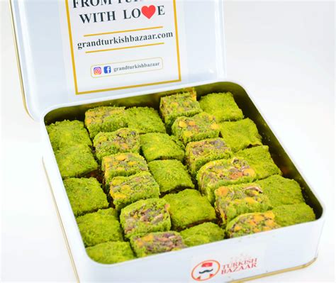 Buy Pistachio Dream Turkish Delight, 500g-18oz - Grand Bazaar Istanbul Online Shopping