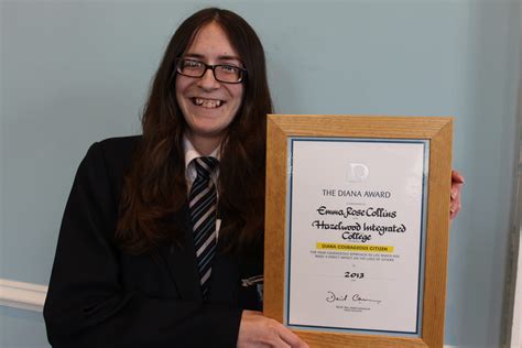 Hazelwood Student Wins Prestigious Diana Award - NI Council for Integrated Education