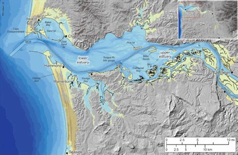 Columbia River Channel Map