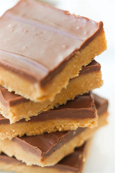 Easy No Bake Peanut Butter Bars Recipe - Maria's Kitchen