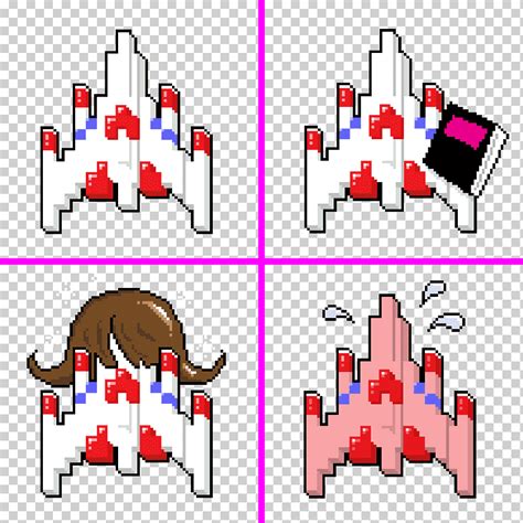 Galaga Ship Pixel Art Pixel Art Grid Pixel Art Pixel Art Templates | Images and Photos finder