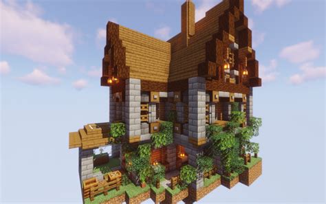 Spruce Wood House Minecraft - Pixel Art Grid Gallery