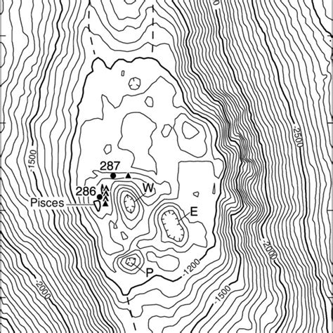 Bathymetric map of the summit area of Loihi Volcano based on new ...