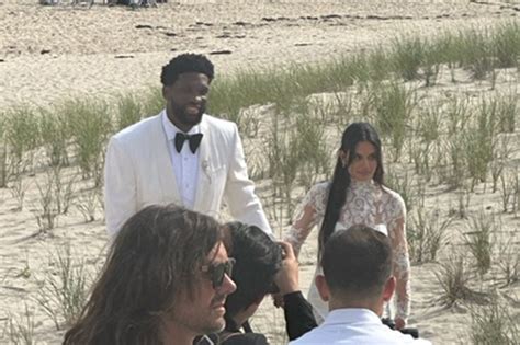 Joel Embiid marries Anne de Paula in Southampton ceremony