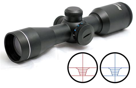 Hammers Compact 4X32CBT Illuminated Multi-line Reticle Crossbow Scope with Weaver Rings ...