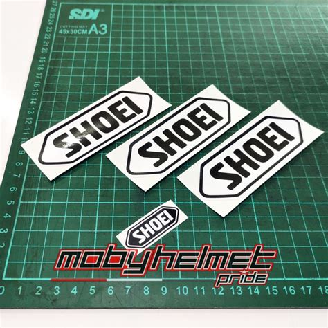 Shoei Helmet Sticker / SHOEI Logo - Repaint TSR Package | Shopee Singapore