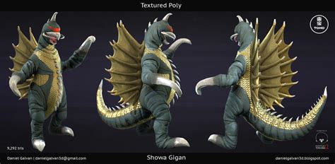 Showa Gigan (Classic Gigan aka 1972 Gigan) — polycount