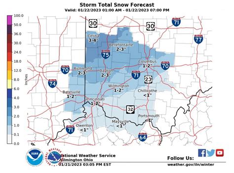 Snow Overnight in the Ohio Valley Region - Scioto Post