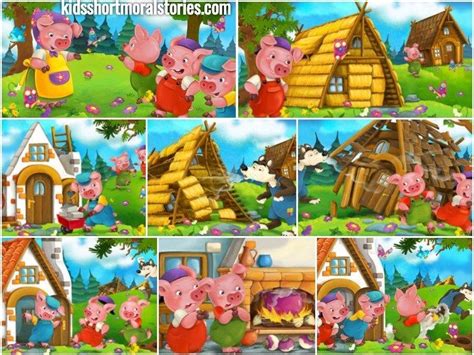 Three Little Pigs Story | Three little pigs story, Three little pigs ...