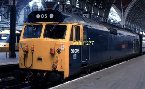 6X4 COLOUR RAILWAY photograph Class 50 50005 at Paddington 28.04.79 £1. ...