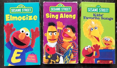 Sesame Street VHS Lot (3) Kids Favorite | Grelly USA