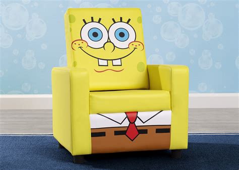 SpongeBob SquarePants High Back Upholstered Chair | Delta Children