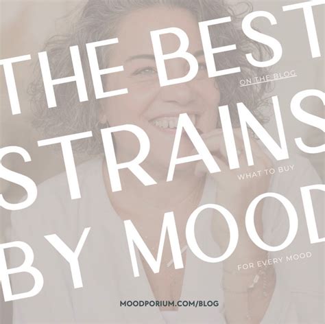 The Best Strains By Mood - Moodporium