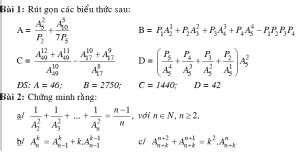 Hướng dẫn dễ hiểu về chỉnh hợp không lặp trong các bài tập toán học