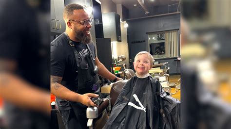 The story behind viral video of barber and young client with Down syndrome - Good Morning America