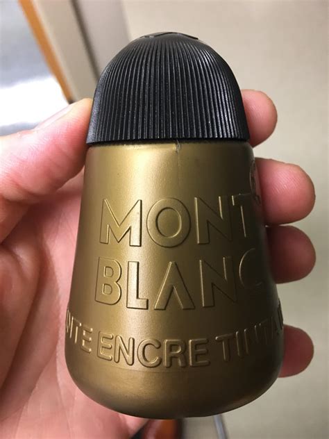 Montblanc Ink - is this fountain pen ink? : r/fountainpens