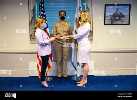 Deputy Secretary of Defense Dr. Kathleen H. Hicks swears in Meredith ...