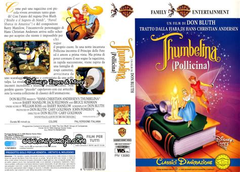 Disney Thumbelina Vhs Warner Brothers Tape In Box Nice | Hot Sex Picture