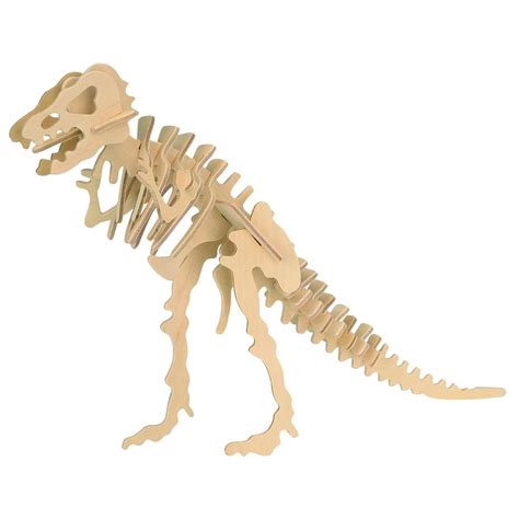 Balsa Wood Puzzle - T-Rex | Dinosaur puzzles, Wood puzzles, 3d dinosaur puzzle