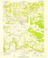 Map of Newark, AR in 1956 | Pastmaps