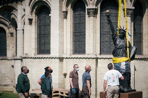 As France Sends U.S. a Second Statue of Liberty, Her Symbolism Is Debated - The New York Times