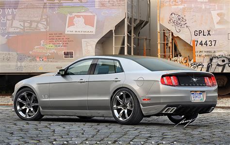 casey/artandcolour/cars: Mustang 4-door Sedan for 2012 [Updated]