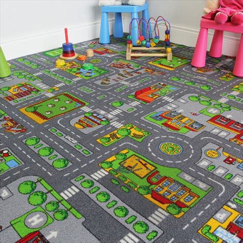 Car Rugs for Kids to Play On | Play rug, Childrens rugs, Road rug