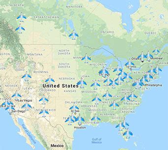 Us Map With Major Airports - Viola Jessamyn