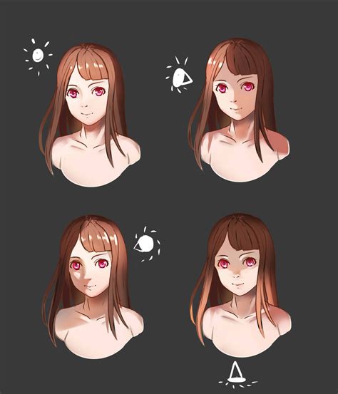 Simple Face Lighting Reference by SYSEN - How to Art