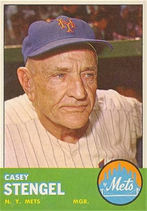 1963 Topps Casey Stengel #233 Baseball Card Value Price Guide