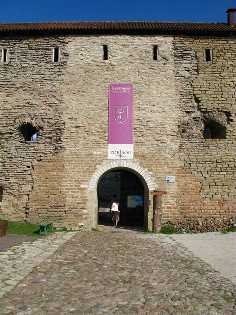 Narva, Estonia - 03 Aug 2010: the Castle in Narva City, Estonia ...