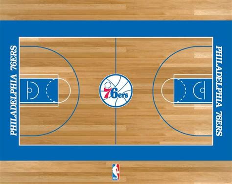 Philadelphia 76ers Basketball Court | NBA | Pinterest | NBA