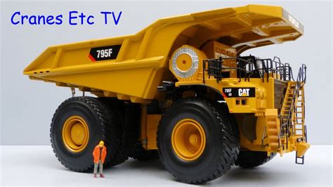 Norscot Caterpillar 795F AC Mining Truck by Cranes Etc TV - YouTube