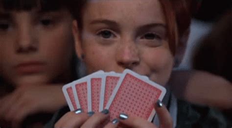 Poker Lindsay Lohan The Parent Trap Movie GIF | GIFDB.com