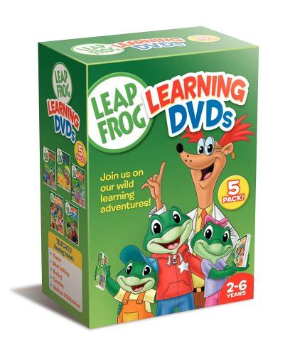 Leapfrog Learning DVDs 5-Pack (Talking Words Factory / Talking Words Factory II / Learn to Read ...