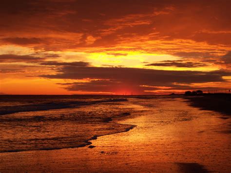 Holly Beach, Louisiana. This photo is completely untouched. Took about 30 photos over 15 minutes ...