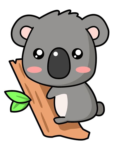 Pin by Rina Schut Capula on knutsels | Cartoon drawings of animals, Cute animal clipart, Koala ...