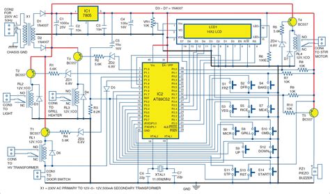 Microwave Oven Control Board | Full Electronics Project | Microwave oven, Circuit diagram, Lg ...