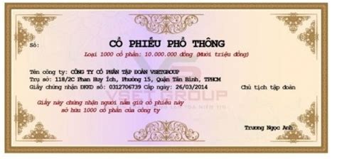 Mệnh Giá Cổ Phiếu Là Gì ? Thị Giá Và Mệnh Giá Khác Gì Nhau? Mệnh Giá Cổ Phiếu Là Gì